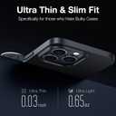 TORRAS Slim Fit Designed for iPhone 14 Pro Max Case 6.7 inch, Ultra-Thin 14 Pro Max Case 2022, Lightweight Hard PC Cover Phone Cases, Black, OriginFit | 6.7 inch, Ultra-Thin, 14 Pro Max Case, 2022, Lightweight, Hard PC Cover