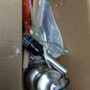 Silver Table Lamp for Living Room Single, 30 Tall Touch Control Bedside Lamp for Nightstand, 3-Way Dimmable Bedroom Lamp with USB A+C Ports and AC Outlet (1 Pack)