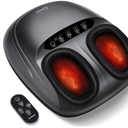 KNQZE Shiatsu Foot Massager with Heat for Plantar Fasciitis, Birthday Gifts
Deep Kneading Shiatsu Massage, Multiple Heat & Compression Levels, Remote Control, Fits Men's Size 13, Gift for Women Men Mom