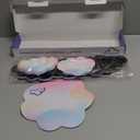 Cloud Wrist Rest Keyboard Palm Rest with Non-Slip Base for Computer Gaming Wrist Rest, YAMJUG Cloud Arm Rest Keyboard Wrist Pad Rainbow