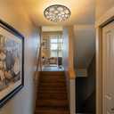 ARTZONE Tiffany Ceiling Lights, Stained Glass Ceiling Light 3-Lights 16 Inch Tiffany Flush Mount Ceiling Light for Bedroom Dining Living Room Entryway Foyer
