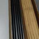 3/4 x 30  Black Malleable Steel Nipples Fitting, 3/4 Inches Threaded Pipe Nipples, DIY Steampunk Industrial Vintage Style, 10 Pack.