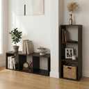 Wooden 3 Cube Shelf Storage Organizer, 11x11, Chocolate, 3-cube 11in