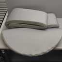 Foam Ball Pit, 35.4"x 11.8" Ball Pits for Toddlers, Soft Round Kiddie Baby Playpen Ball Pool for Kids, Ideal Gift for Babies Indoor and Outdoor Game, Grey, (Balls not Included)