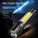 2 x LED Flashlights, High Powered 10000 Lumens Super Bright Mini Pocket Flashlight, Rechargeable, Zoomable Waterproof Flash Lights for Emergency, Outdoor, Home, Camping, Hiking (Car511)