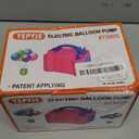 Electric Air Balloon Pump, 600W Portable Dual Nozzle Electric Balloon Inflator with Small Storage Box, Two Operation Modes, for Garland Arch Party Decoration