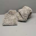 Bathroom Rugs Chenille Bath mat 2 Piece Set, Super Absorbent, Strong PVC Non Slip Backing, Bath mats for Bathroom, Plush Shaggy, Thick, Machine Washable, Bathtub, Toilet.(Light Grey)