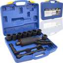 Heavy Duty Torque Multiplier Wrench Set, Torque Wrench Labor Saving Torque Multiplier Wrench Lug Nut Remover Lug Nut Wrench 1 Inch w/ 8 Cr-v Socket