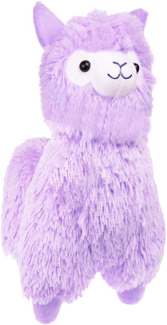 Cuddly Soft Purple Alpaca Llama Lamb Toy - 7" Stuffed Animal Cushion Plush Doll Valentine Gift for Girlfriend, Children and Friends