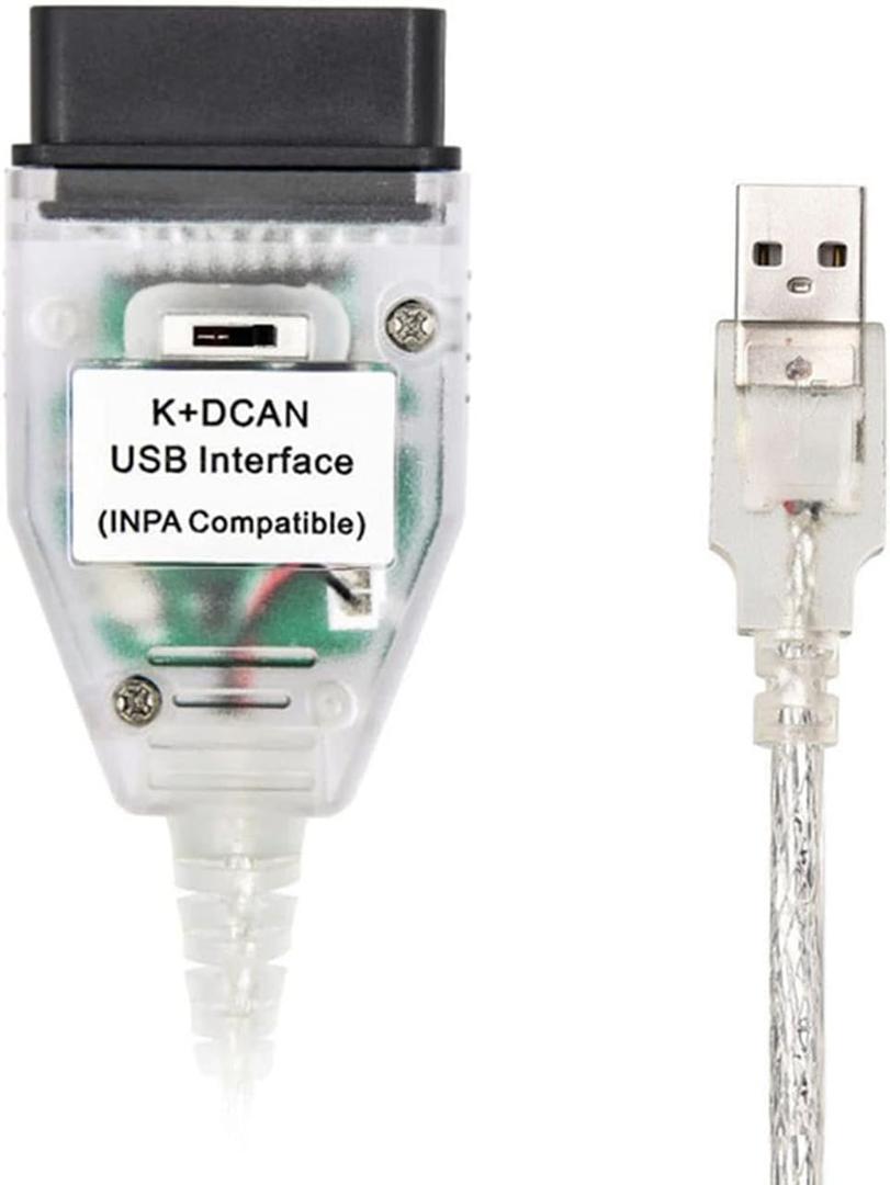 K+CAN k+dcan Cable USB Interface Compatible with Inpa Cable BMW Switch FT232RL for BMW E-Series obd2 Scanner Diagnostic Tool Code Reader Car Ediabas