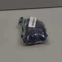 Women's Cotton Crop Tops Short Sleeve Scoop Neck Stretchy Casual Shirt (Large, 011-navy-1)