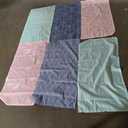 Handkerchiefs for Women, Soft Cotton Womens Handkerchiefs, Striped Ladies Vintage Hankies 6PCS, 11.4 * 11.4