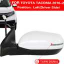 Marretoo for Honda CRV 2017-2022 Side Mirror Assembly Driver Side for HONDA CR-V Accessories WHITE 9pin |POWER+SIGNAL+HEAT+BSM Replaces HO1320318(LH)