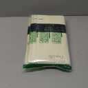 Party Solids 12-Pack Premium Plastic 84-Inch Round Tablecloth, Ivory
