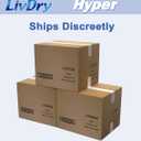 LivDry High Absorbency Pad Insert for Incontinence Briefs and Adult Diapers, Women and Men, Hyper 1600 (30 Count)