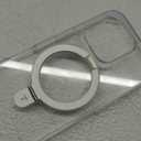 TORRAS Crystal Clear for iPhone 16 Pro Case Magnetic Stand,[Compatible with MagSafe][Flexible Stable Stand]Mil-Grade Protection Transparent Slim Anti-Yellowing Anti-Scratch Ring Kickstand 6.3", Ostand