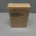 Ultrean Electric Pepper Grinder, Rechargeable Salt and Pepper Grinder with 6 Adjustable Coarseness, LED Light, Automatic Grinder for Kitchen, Valentines Day Gifts for Him Her Mom Dad, White