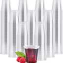 JOLLY CHEF 900 Pack 2 oz Plastic Shot Glasses, Clear Disposable Cups, Plastic Shot Cups Disposable for Jelly Shots, Wine Tasting, Food Samples,Thanksgiving Party, Wedding, Christmas