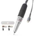 Nail Drill Handpiece for UP200, KUPA KP55, KP60, KP5000 Machine, 35000RPM Professional Electric Nail File Handle Replacement 3 Pins for Manicure Art Tool, Low Noise and Smooth (Only Handpiece)