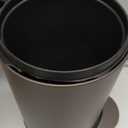 TIPGO Small Trash Can with Lid Soft Close, 4.5 Liters / 1.2 Gallon Bathroom Garbage Can, Mini Step Trash Bin, Stainless Steel Wastebasket for Bathroom, Bedroom, Office (Brown)