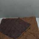 Smiry Waterproof Dog Bed Cover Pet Blanket, Soft Washable Dog Blanket for Furniture Bed Couch Sofa Reversible, Checkered (40"x50", Brown/Chocolate)