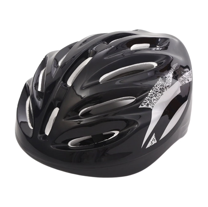  Adult Bike Helmet, Adjustable Multi-Sport Protective Mountain Road Helmet for Men, Black, One-size