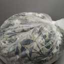 Green Floral Comforter King Size - 100% Organic Cotton Comforter Set 3pcs, Botanical Print Soft Bedding Set