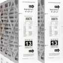 X6670 Filter 16x25x5in MERV 13, Fits Lennox X6670, Honeywell FC100A1029, Carrier EXPXXFIL0016 filter (Actual dimensions: 15.75 x 24.75 x 4.38in), Foldable Design for Easy Storage (2 Pcs)