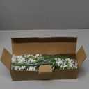 Babys Breath Artificial Flowers,12 Pcs Gypsophila Real Touch Flowers for Wedding Party Home Garden Decoration (12pcs, White)