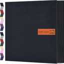 popotop Photo Album 4x6 600 Pockets Photo with Label, Linen Hardcover Photo Albums for Wedding Gifts Baby Memory Travel Anniversary Brithday School, Picture Book with Horizontal & Vertical Photos (Black)