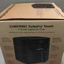 Chefman Air Fryer – 4 QT Compact Airfryer for Quick & Easy Meals in Minutes, Features Hi-Fry Technology for Extra Crisp, Touchscreen Controls with 4 Presets, Nonstick & Dishwasher Safe Basket - Black