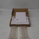 Acrylic Sign Holder 8.5x11 Double Sided Flyer Holder Table Menu Display Stand for Wedding Table Number (6pcs) (Gold)