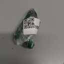 MECCANIXITY Polyester Rope Hang Tag String Snap Lock Pins Loop Price Tag Fastener Plastic Tags Ties 120mm/4.72 Inch Length,1mm/0.04 Inch Dia,Pack of 100,Black