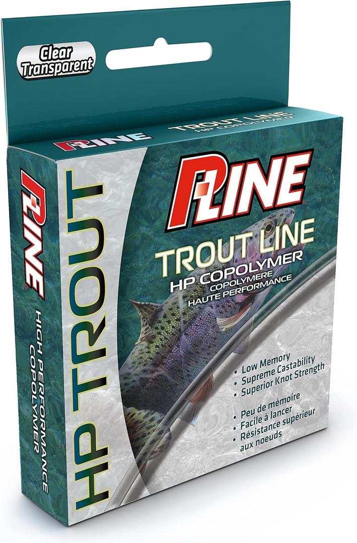 P-Line HP Trout Line Clear 150 Yard Spool, PTL-8