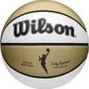 WILSON WNBA Commemorative Series Basketballs - Women's Official & Mini Sizes (Size 6 - 28.5", Gold/White)