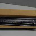 Tension Curtain Rods 27-109 Inch, 1"Diameter Shower Curtain Rod Spring Long Adjustable for Bathroom Windows Closet No Drilling No Rust, Black