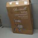 Super Lightweight Rollator Walker for Seniors, Foldable Rolling Walker with Seat and 8" Rubber Wheels for All Terrain, Unique Design Aluminium Frame Sturdy Walkers for Traveling - Black