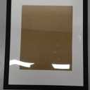 12x15 Frame with Mat - Black 14x17 Frame Wood Made to Display Print or Poster Measuring 12 x 15 Inches with White Photo Mat