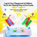 GAN i Carry 4, Bluetooth Speed Cube Smart 3x3 Magnetic Connected Electronic Speedcube for Kids Adults Timer Tracking Movement Steps with App Online Competition, Battery Replaceable Frosted Version