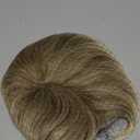 QUEENTAS Blonde Hair Topper for Women with Thinning Hair 6.5"*6"Large Coverage Short Synthetic Pieces with 5 Clips in Wiglets(Ombre Blonde)