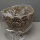 Riakrum 2 Pcs Scalloped Seagrass Lamp Shade 9" Top x 14" Bottom x 9-1/2" Slant Rattan Scalloped Lamp Shade for Table home