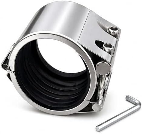 Pipe Repair Clamp3/4 Inch(26mm-29mm) Stainless Steel Leak Sealer, Heavy Duty Pipe Leak Repair Kit for Metal & PVC Pipes, for Burst & Crack Water Pipe Emergency Maintenance