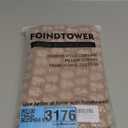 Foindtower Set of 2 Decorative Vintage Floral Print Throw Pillow Covers Neutral Farmhouse Cushion Covers Boho Home Decor for Sofa Couch Chair Bedroom Living Room,2020 Inch,Light Orange Brown (Almond)