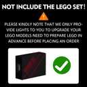 LED Lighting Compatible with Lego Tim Burton's the Nightmare Before Christmas, Light Kit Compatible with Lego Disney 21351, NOT Included The Model Set(Classic Edition)