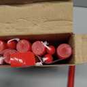 14 Pack Tall Red Taper Candles - 10 Inch Red Dripless, Unscented Dinner Candle - Paraffin Wax with Cotton Wicks - 8 Hour Burn Time.