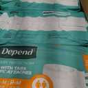 Depend Adult Diapers with Tabs, Incontinence Protection with Tabs, Unisex, Small/Medium (1934" Waist, Up To 170 lbs), Maximum Absorbency, 60 Count (3 Packs of 20)