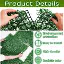 Juexica Boxwood Wall Panels Artificial Boxwood Hedge Greenery Panels UV Protected Screen for Privacy Bridal Shower Deck Balcony TV Backdrop Wall Wedding Easter Birthday Party Decor(24 Pcs,16 x 24)