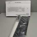 Wireless Keyboard and Mouse Combo, Full Size Silent Ergonomic Keyboard and Mouse, Long Battery Life, Optical Mouse, 2.4G Lag-Free Cordless Mice Keyboard for Computer, Mac, Laptop, PC, Windows (Black)