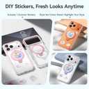 Summer Series 360 Spin Stand for iPhone 17 Pro Case (Compatible with MagSafe) [Military Drop Protection] Magnetic Clear Shockproof Protective for 17 Pro Phone Case 6.3'', Pink