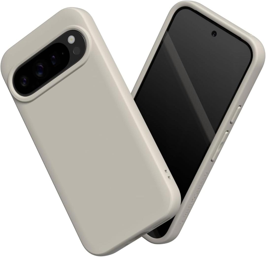 RhinoShield SolidSuit Phone Case for Pixel 9 Pro/Pixel 9 | Military Grade Drop Protection, Classic Design, Slim Profile, Minimal Style